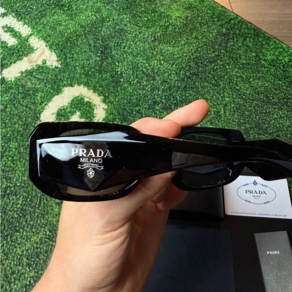 Prada Men's Black Sunglasses - Picture 2 of 3